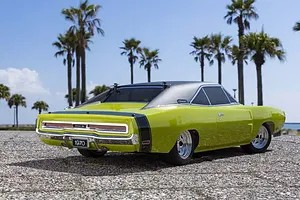 Kyosho Fazer Mk2 1970 Dodge Charger Hemi RC Car Electric 4WD 1/10 Scale RTR - Sublime Green image 80402