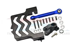 GPM Black Aluminium 25T Servo Horn &amp; Mount Set