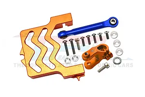 GPM Orange Aluminium 25T Servo Horn &amp; Mount Set