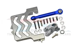 GPM Silver Aluminium 25T Servo Horn &amp; Mount Set