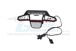 GPM Black Stainless Steel Bumper w/ Leds