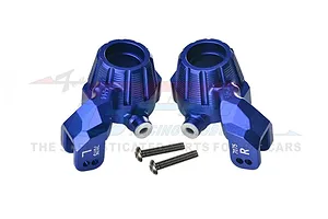 GPM Blue Aluminium Front Steering Hubs 2Pcs