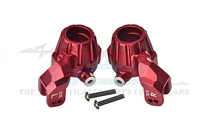 GPM Red Aluminium Front Steering Hubs 2Pcs
