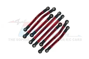 GPM Red Aluminium Adjustable Linkage Set