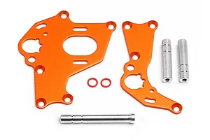 HPI Sprint 2 Orange Left & Right Motor Mount Set image 8051