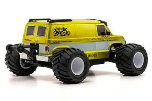 Kyosho Fazer Mk2 FZ02L Mad Van VE-BT RC Monster Truck Electric Brushless 4WD 1/10 Scale RTR - Yellow image 80646
