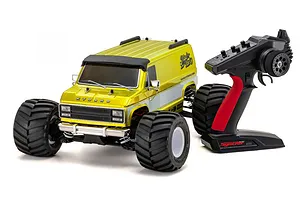 Kyosho Fazer Mk2 FZ02L Mad Van VE-BT RC Monster Truck Electric Brushless 4WD 1/10 Scale RTR - Yellow image 80651