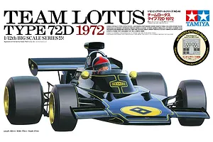 Tamiya 1/12 Team Lotus Type 72D Scaled Plastic Model Kit image 80835