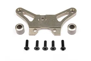 HPI Gunmetal Aluminium Front Upper Brace w/Hardware image 8090