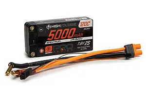 Spektrum 5000mAh 2S 7.4V 120C pro Race Battery image 80971