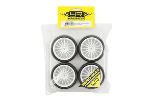 Yeah Racing 2.1" S01 Zero-Max Touring Tyres on White Rims - Complete Wheel Set 4Pcs image 81010
