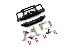 Yeah Racing Black Aluminium Front & Rear Bumper image 81011