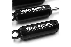 Yeah Racing Black Aluminium Internal Shock 4Pcs image 81055