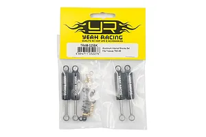 Yeah Racing Black Aluminium Internal Shock 4Pcs image 81056