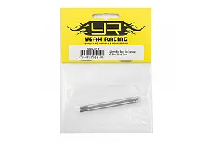 Yeah Racing 120mm Steel Shock Shafts (BBG-013) in original yellow and clear plastic retail packaging.