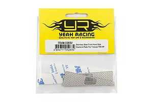 Yeah Racing Silver Stainless Steel Hood Dimond Plate image 81103