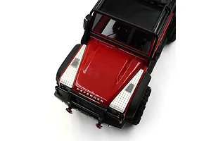 Yeah Racing Black Stainless Steel Hood Dimond Plate image 81105