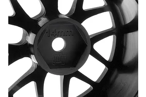 HPI 1.9" (14mm Off-Set) BBS Black Rims 2Pcs image 8113