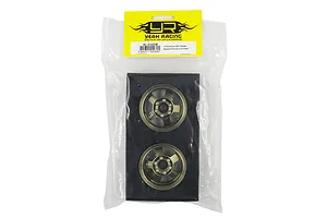 Yeah Racing Gold Aluminium 1.9" 5 Spoke Beadlock Rims image 81132