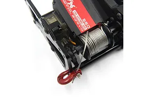 Yeah Racing Black Metal Adjustable Winch Set w/ Clutch image 81142