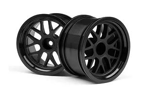 HPI 1.9" (9mm Off-Set) BBS Black Rims 2Pcs image 8121