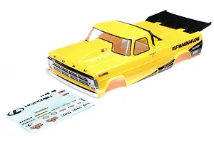 Losi 1/10 1968 Ford F-100 Painted Body Shell - Magnaflow Yellow