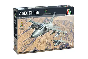 Italeri 1/72 AMX Ghibli Attack Aircraft Scaled Plastic Model Kit