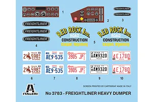 Italeri 1/24 Freightliner Heavy Dumper Truck Scaled Plastic Model Kit image 81442