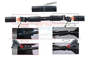 GPM Medium Carbon Steel Rear Centre CVD Driveshaft image 81542