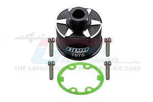 GPM Black Aluminium Front/Rear Diff Case