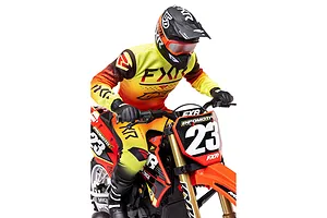 Losi 1/4 Promoto-MX Electric RTR RC Motorcycle - FXR image 81634