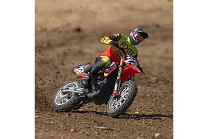 Losi 1/4 Promoto-MX Electric RTR RC Motorcycle - FXR image 81638