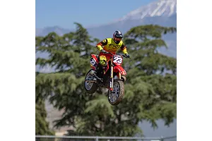 Losi 1/4 Promoto-MX Electric RTR RC Motorcycle - FXR image 81640