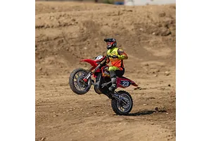 Losi 1/4 Promoto-MX Electric RTR RC Motorcycle - FXR image 81642