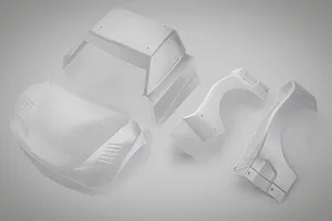 Rovan 1/5 Short Course Body Shell w/ Roll Cage Set - Clear image 81674