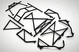 Rovan 1/5 Short Course Body Shell w/ Roll Cage Set - Clear image 81678