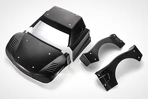 Rovan 1/5 Short Course Body Shell w/ Roll Cage Set - Black image 81681