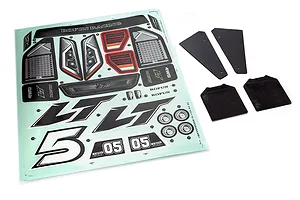 Rovan 1/5 Short Course Body Shell w/ Roll Cage Set - Orange image 81701