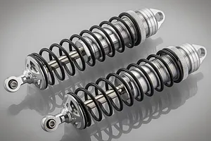 Rovan Silver Aluminium Adjustable Rear Shocks 2Pcs