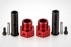 Rovan Red Aluminium Reinforced Front Axle Kit