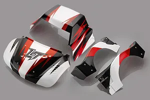 Rovan 1/5 Short Course Body Shell w/ Roll Cage Set - Red image 81735