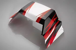 Rovan 1/5 Short Course Body Shell w/ Roll Cage Set - Red image 81736