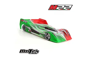 MonTech 1/12 M22 Unpainted Pan Car Body Shell - Clear image 81748