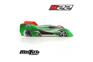 MonTech 1/12 M22 Unpainted Pan Car Body Shell - Clear image 81749