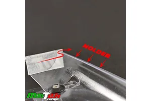 MonTech 1/10 Nolder Unpainted Touring Car Wing - Clear image 81752