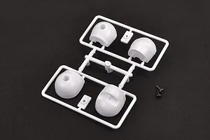 MonTech 1/10 F1 Driver Helmets 2Pcs - White image 81785