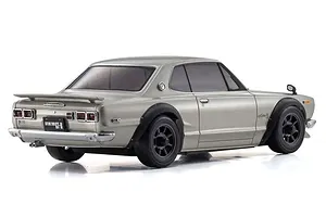 Kyosho Mini-Z Nissan Skyline 2000GT-R (KPGC10) Tuned Ver. RC Drift Car Electric AWD RTR - Silver image 81869