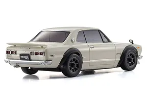 Kyosho Mini-Z Nissan Skyline 2000GT-R (KPGC10) Tuned Ver. AWD Electric RTR RC Car - White image 81872