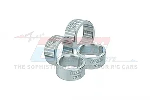 GPM 17mm Silver Aerospace Grade Aluminium Drive Cup Sleeves 4Pcs image 81910
