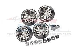 GPM 1.0" Silver Aluminium Y Shape Beadlock Rims 4Pcs image 81917